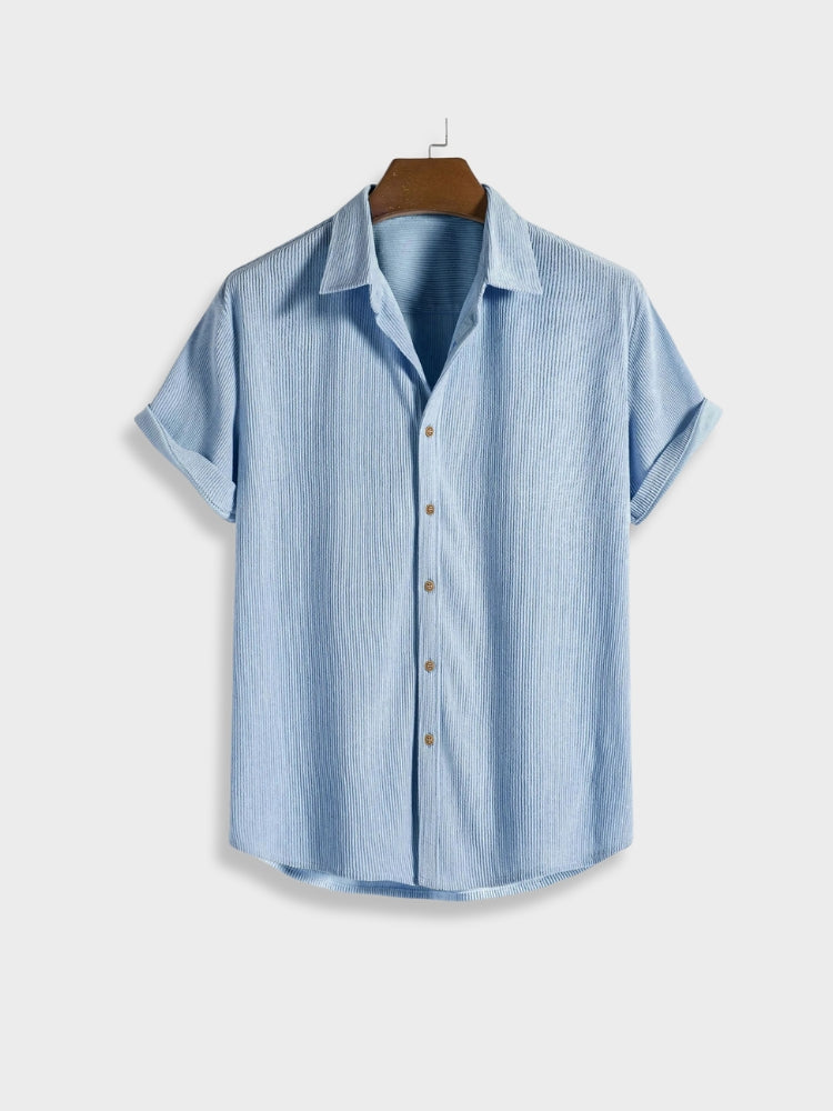 SommerCord Herren Set | Leichtes Cordhemd und Shorts