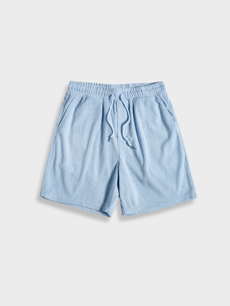 SommerCord Herren Set | Leichtes Cordhemd und Shorts