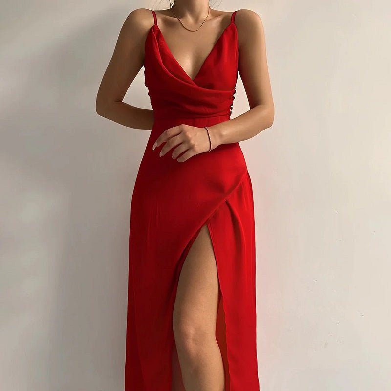Seraphina Elegant Long Dress | Women's Evening Wear | Timeless &amp; Glamorous | Perfect for Weddings and Events
