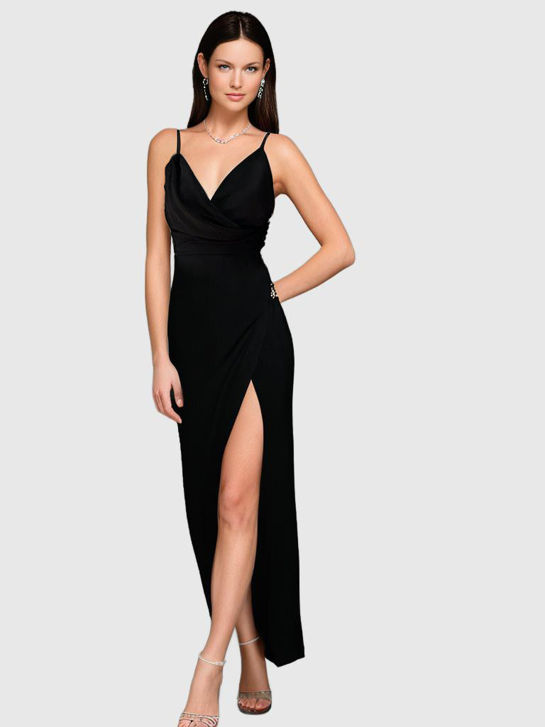 LuxeDream Elegant Maxi Dress | Slit design | Sleeveless Formal Dress | Party &amp; Evening Gown