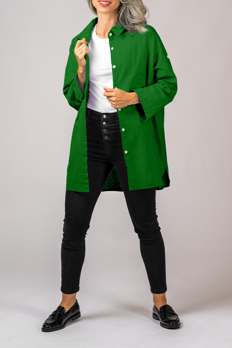 RelaxAura Women's Oversized Shirt | Trendy &amp; Comfortable | Perfect for Leisure &amp; Layering