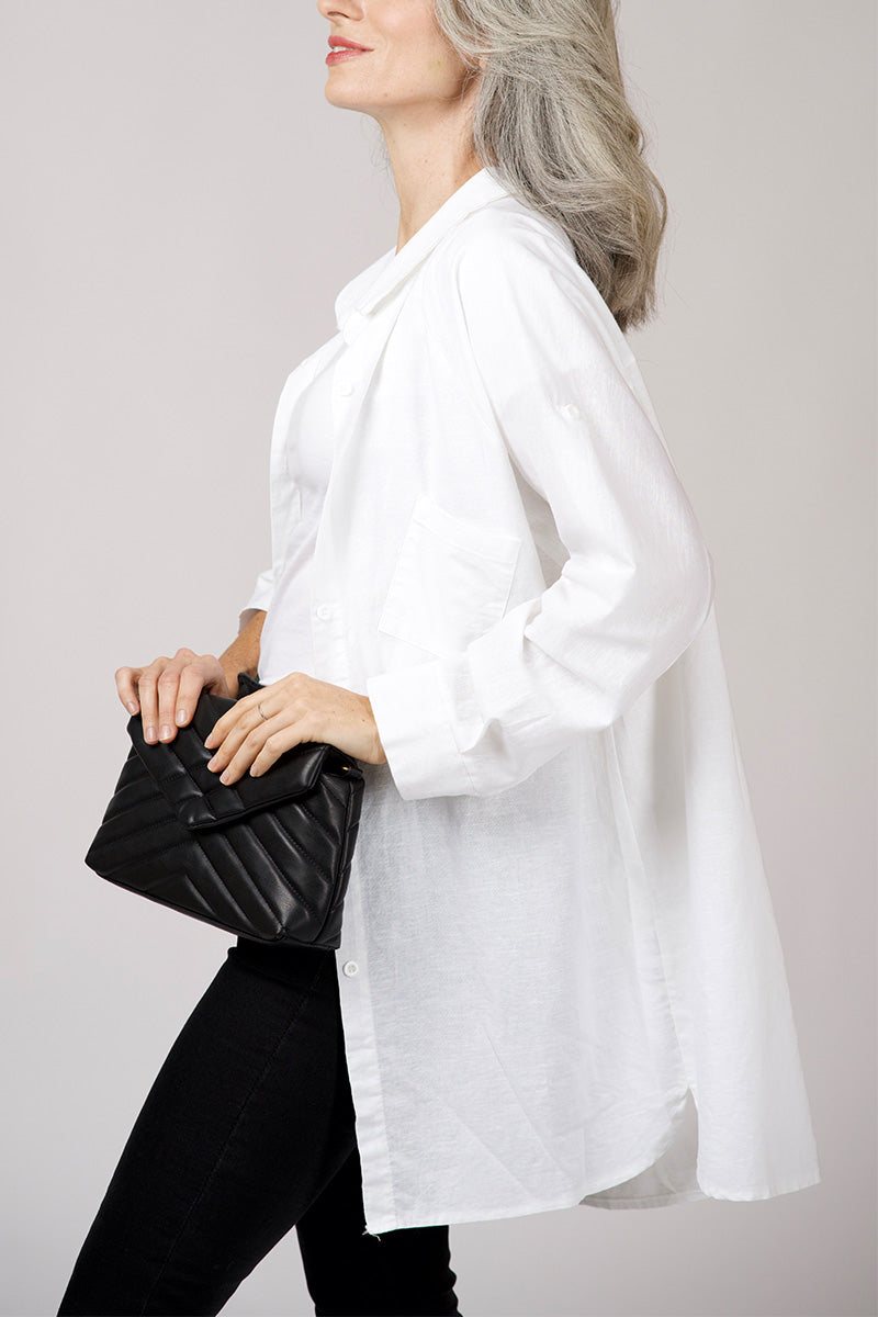RelaxAura Women's Oversized Shirt | Trendy &amp; Comfortable | Perfect for Leisure &amp; Layering