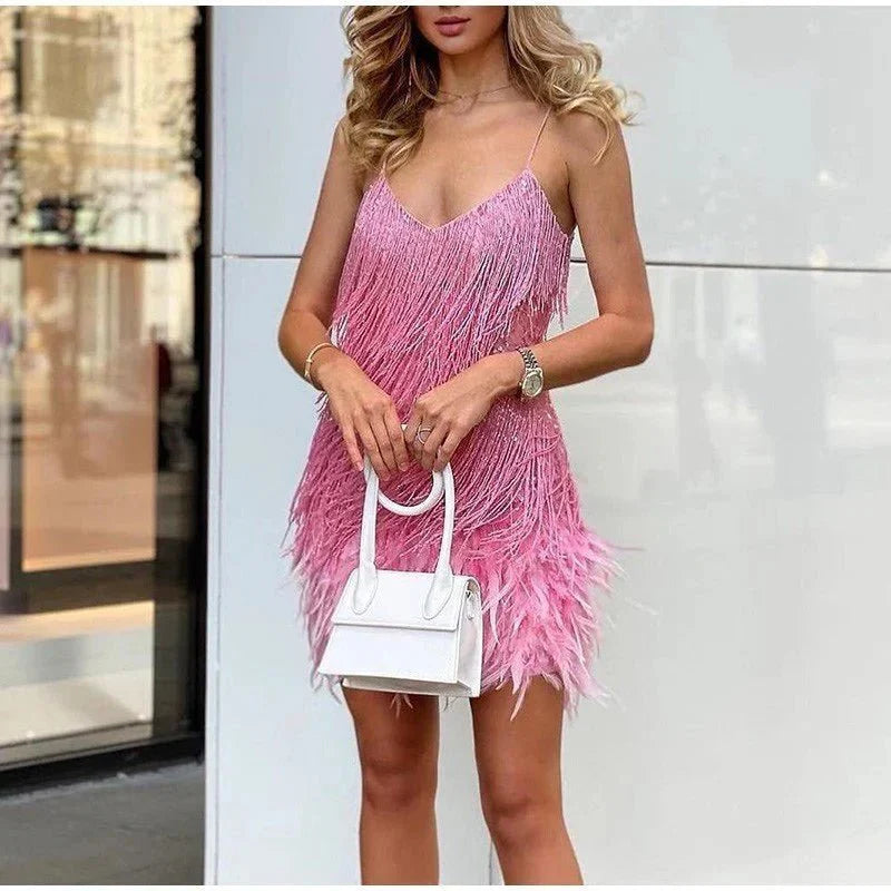 Robe de cocktail Elena Glam | Robe de soirée élégante | Festif | Idéal pour les fêtes et événements