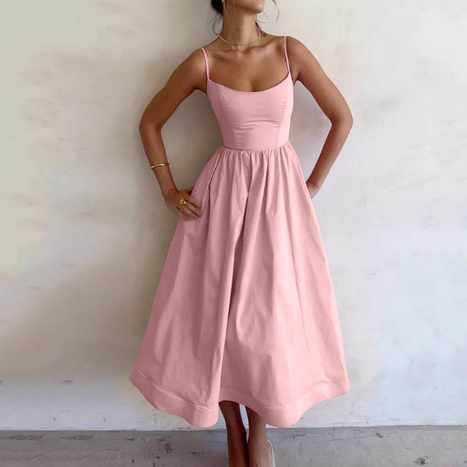 Aveline Sommer Eleganz Kleid | Leicht & Luftig für Stilvolle Tage