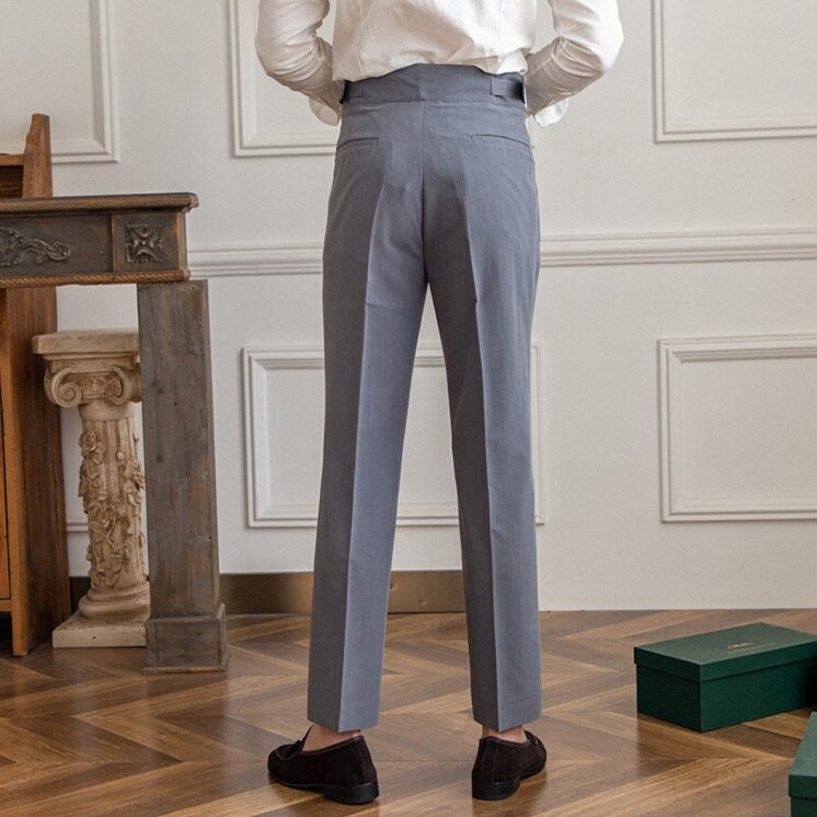 BuckleFit Klassische Herren-Hose mit Schnallen-Design | Stilvoll & Bequem | Perfekt für Büro & Freizeit