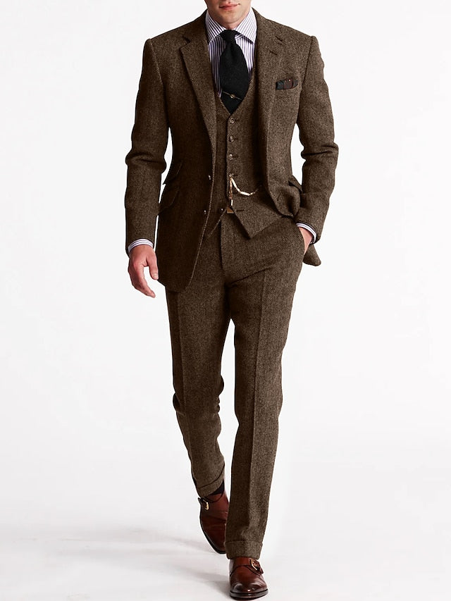 Franklin 3-teiliges Business Set für Herren | Blazer, Weste & Hose | Elegantes, Zeitloses Design