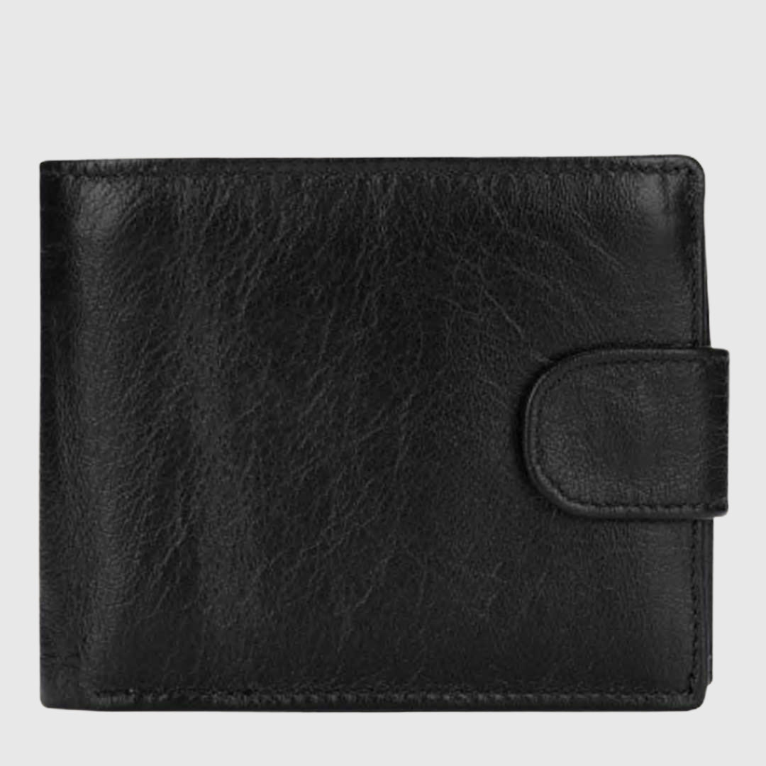 Chedarville Bifold Wallet | Leather | Purse | Practical wallet with snap closure
