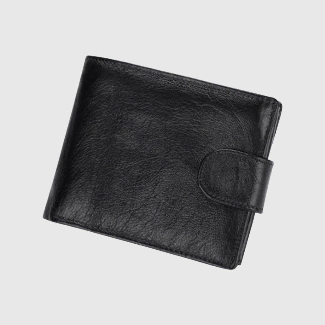 Chedarville Bifold Wallet | Leather | Purse | Practical wallet with snap closure